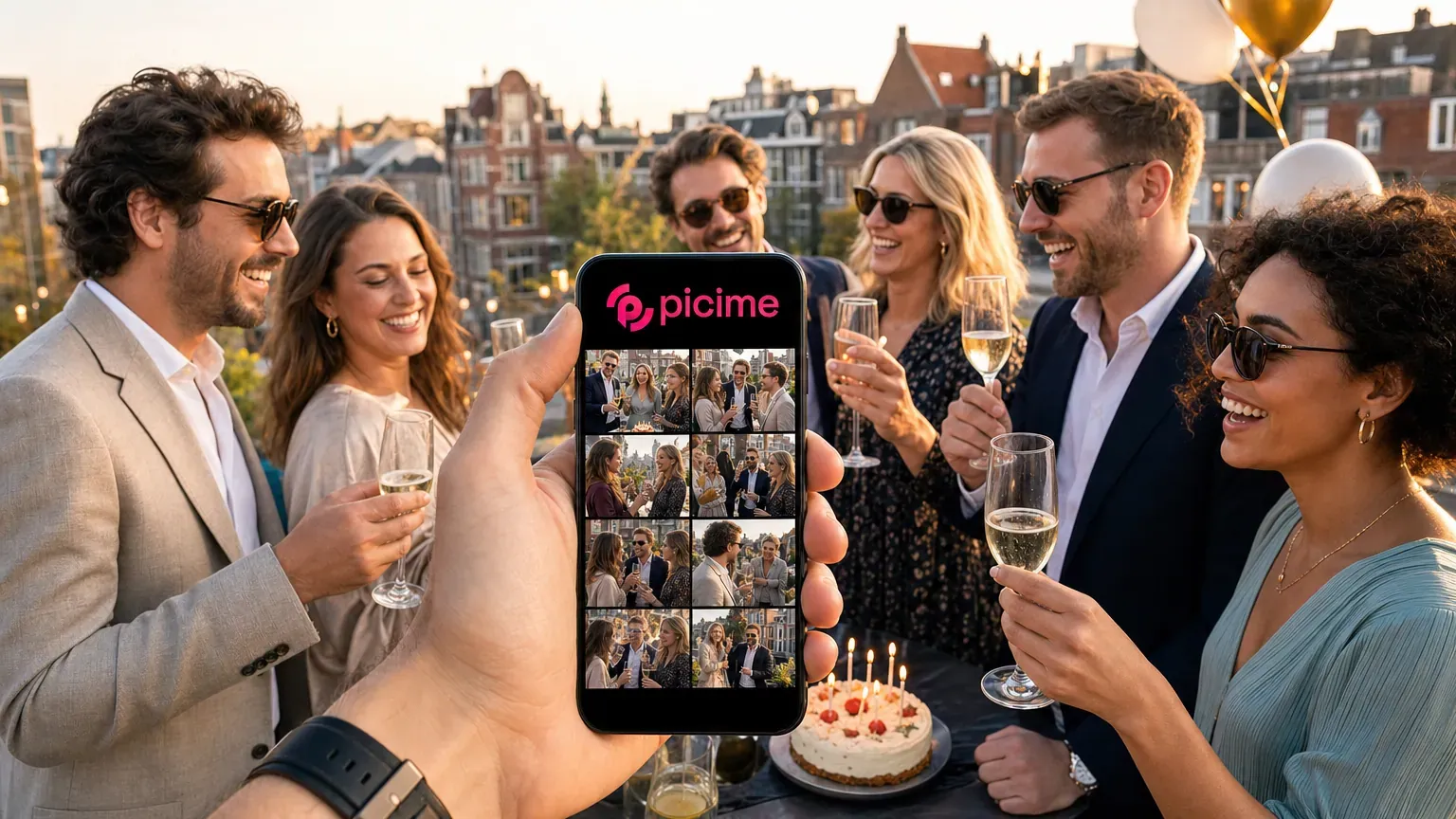 Eleven event photo sharing apps compared on price, guest app, face recognition and live screen. Weddings to conferences. Prices checked September 2026.